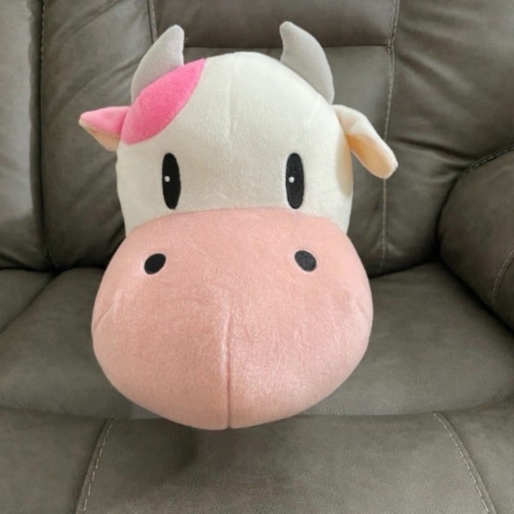 RARE Story of Seasons / Harvest Moon Strawberry Pink Cow Plush XL -NEW